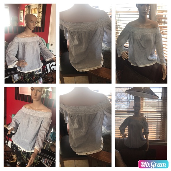 🛍FINAL PRICE Blue/white striped from Marshall’s🛍 - Picture 2 of 4